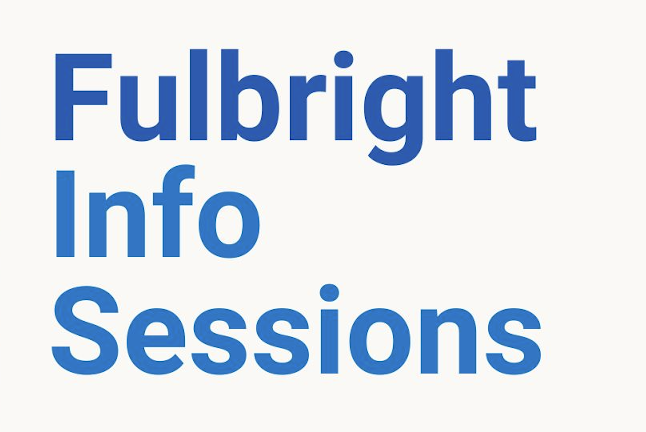 Fulbright Information Session